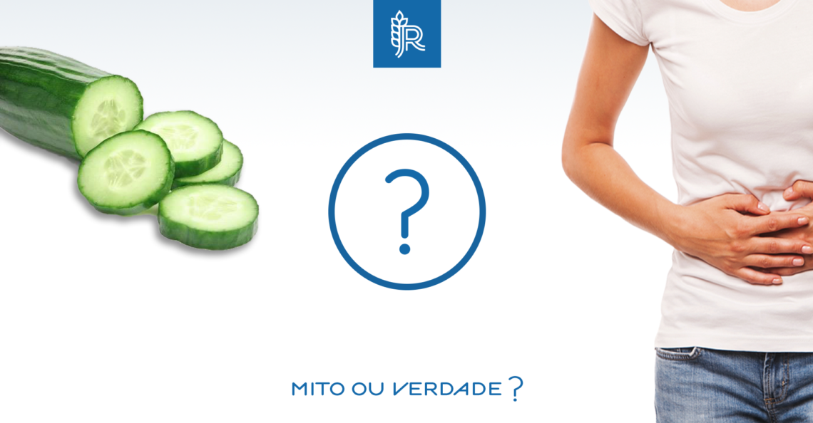 Pepino com casca é menos indigesto