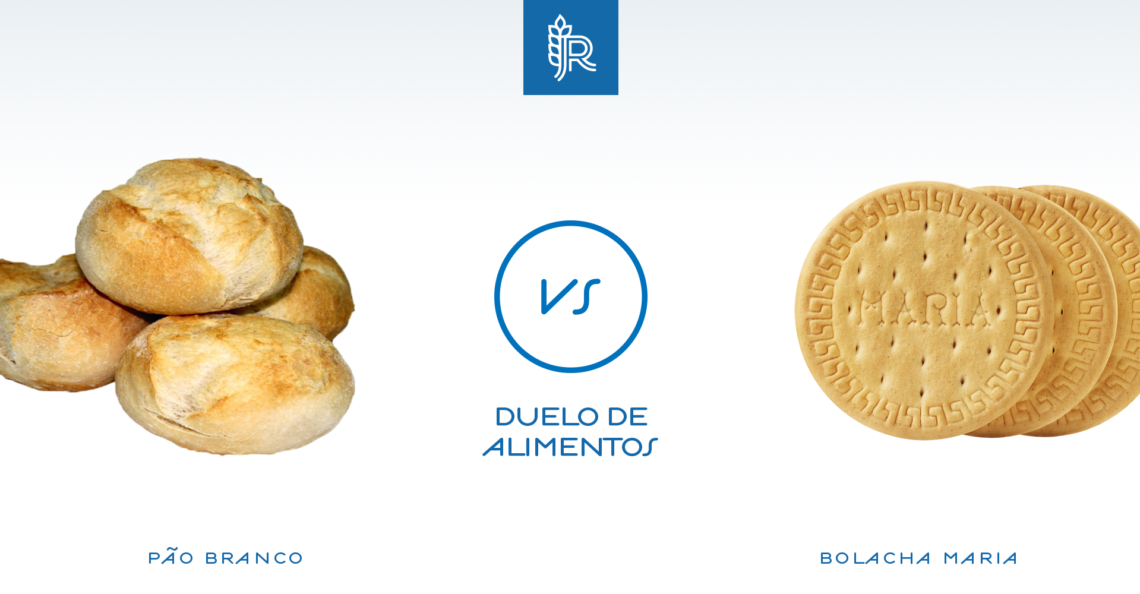 Pão branco vs. bolachas Maria