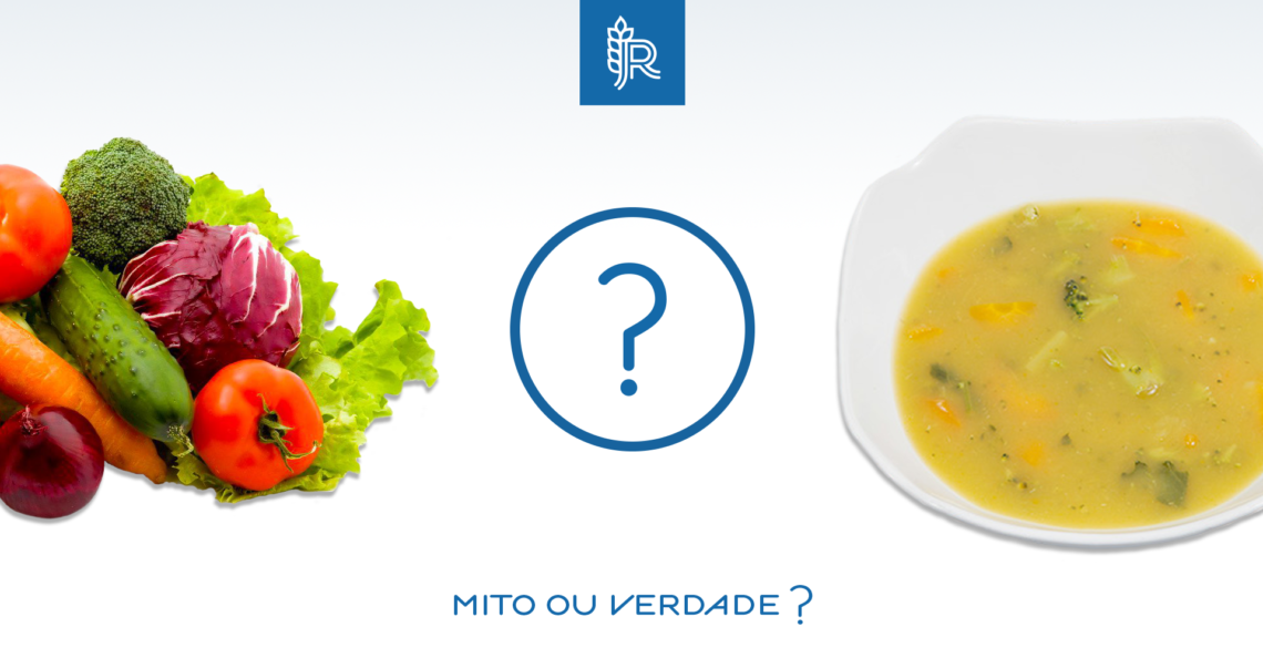 Deve-se usar muitos hortícolas na sopa?