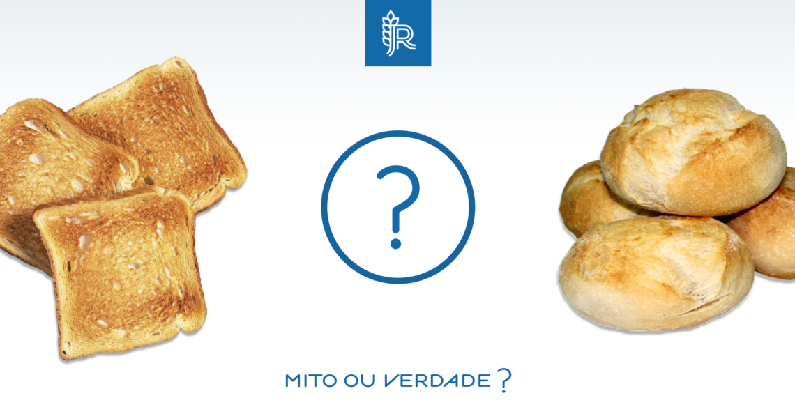 As calorias do pão torrado e fresco