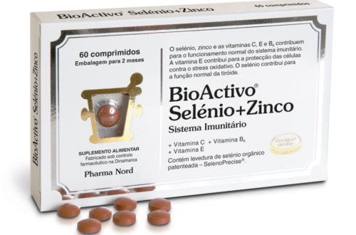 Suplemento de selénio e zinco da PharmaNord
