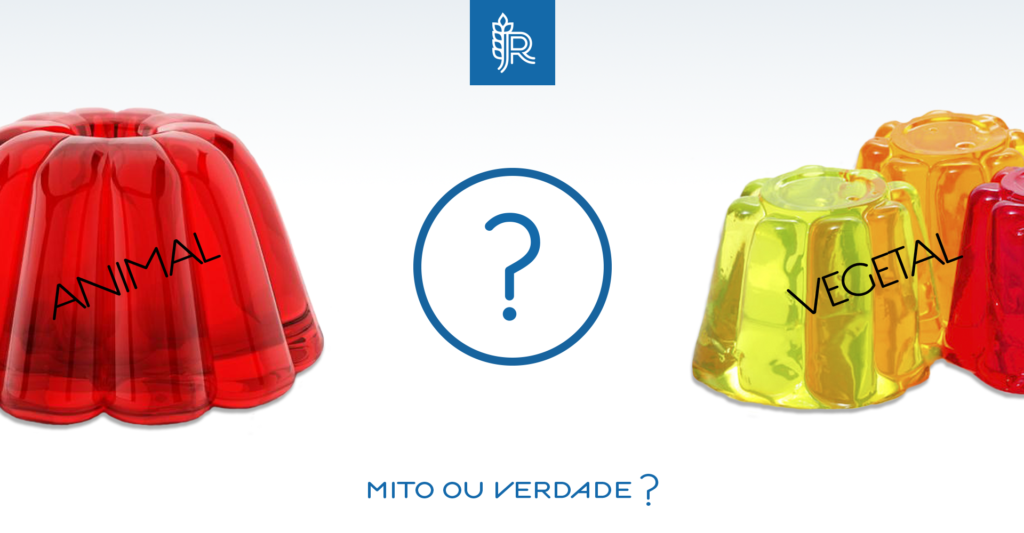 Mito ou verdade A gelatina animal é idêntica à gelatina vegetal